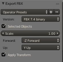 Blender Export Screenshot